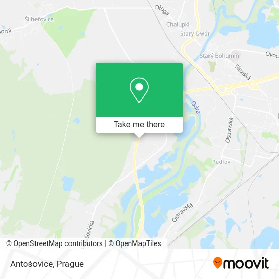 Карта Antošovice