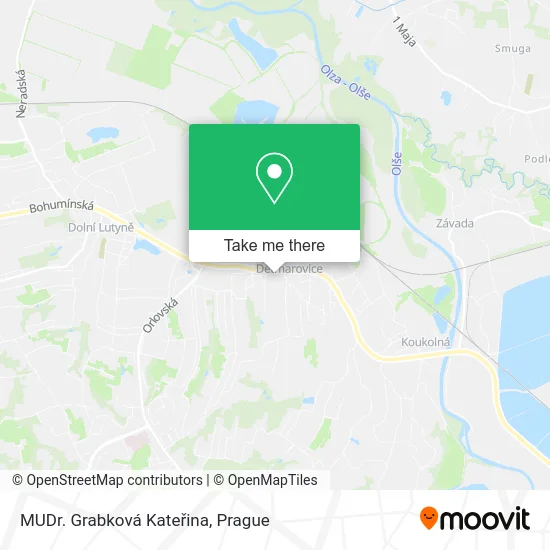 Карта MUDr. Grabková Kateřina