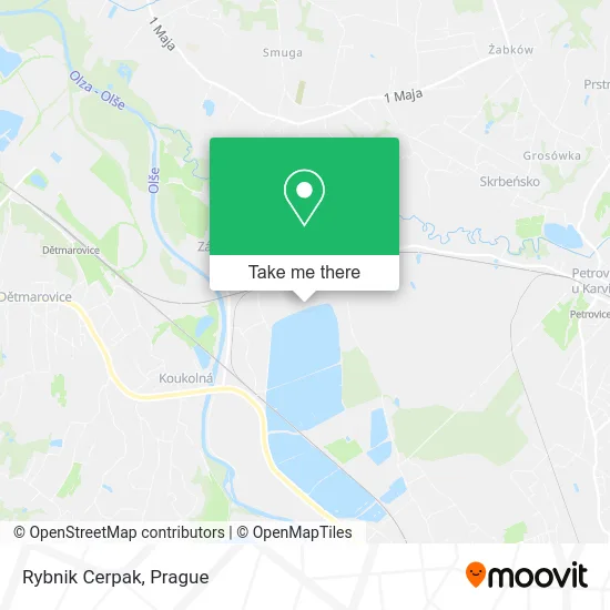 Карта Rybnik Cerpak