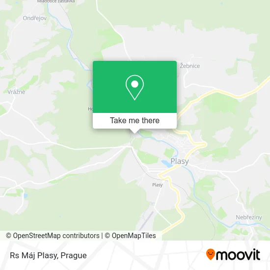 Карта Rs Máj Plasy