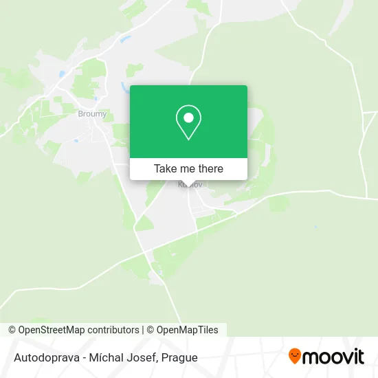 Карта Autodoprava - Míchal Josef