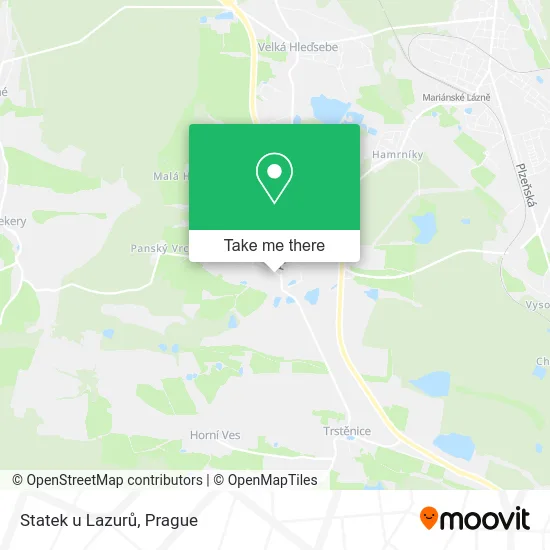 Statek u Lazurů map