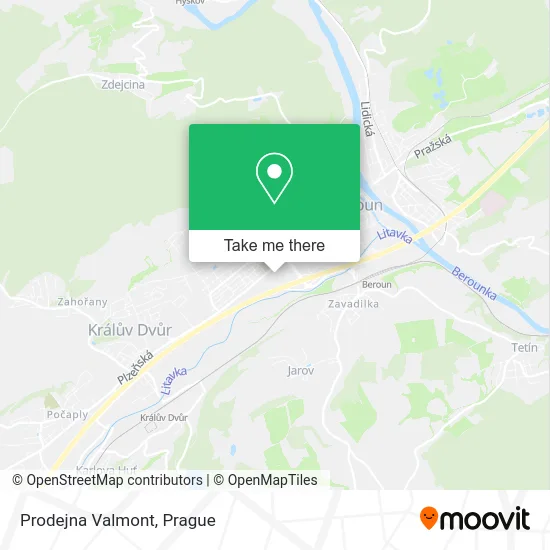 Карта Prodejna Valmont