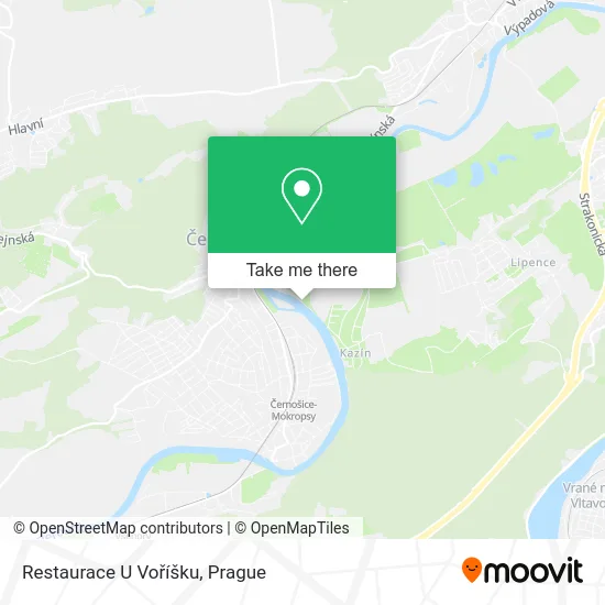 Карта Restaurace U Voříšku