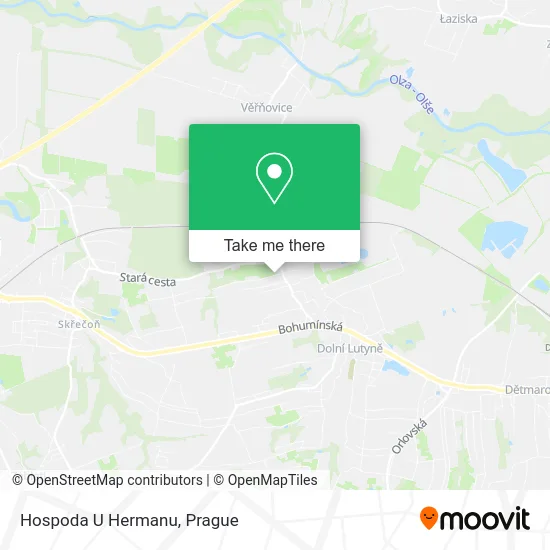 Карта Hospoda U Hermanu
