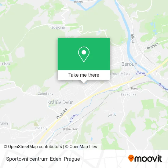 Карта Sportovni centrum Eden