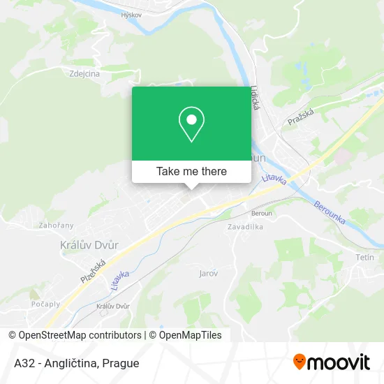 Карта A32 - Angličtina