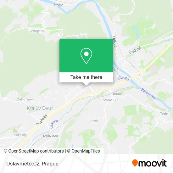 Карта Oslavmeto.Cz