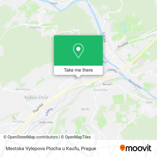 Карта Mestska Vylepova Plocha u Kaufu