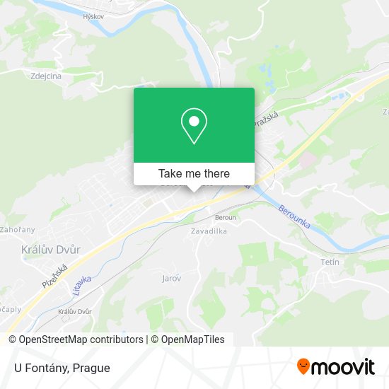 Карта U Fontány