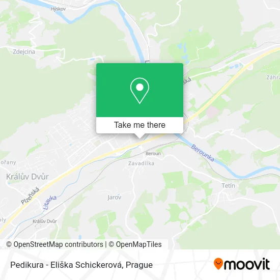 Карта Pedikura - Eliška Schickerová