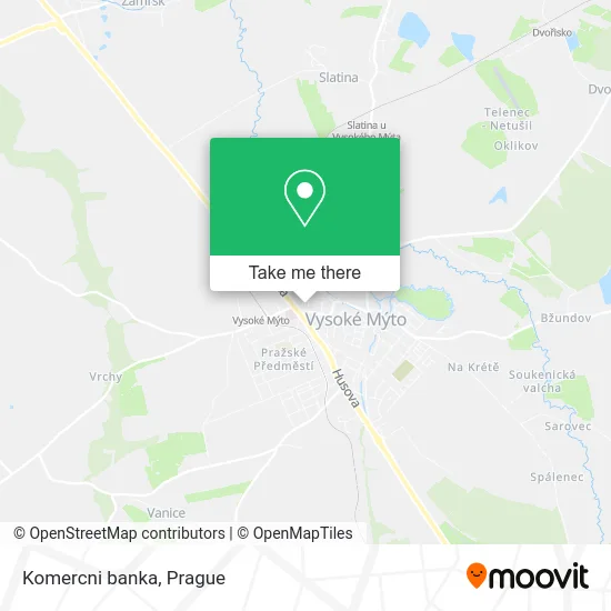 Карта Komercni banka