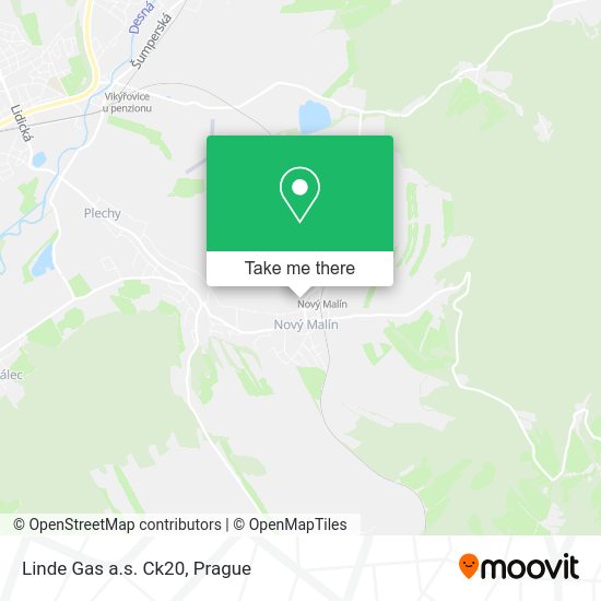 Карта Linde Gas a.s. Ck20