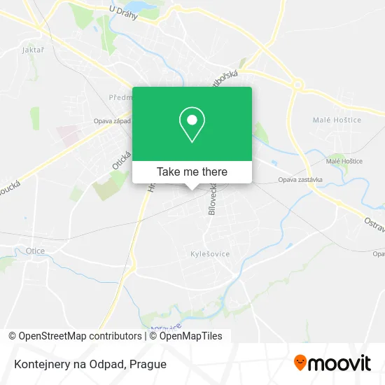 Карта Kontejnery na Odpad