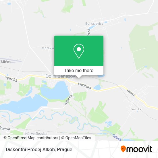Карта Diskontni Prodej Alkoh