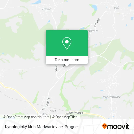 Kynologický klub Markvartovice map
