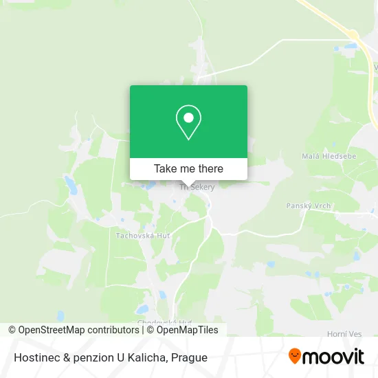 Карта Hostinec & penzion U Kalicha