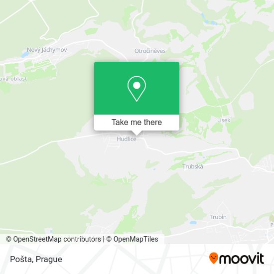 Карта Pošta