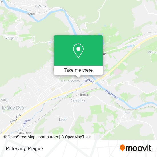 Карта Potraviny