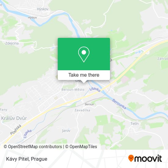 Карта Kávy Pitel
