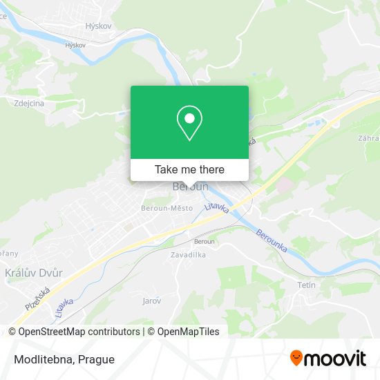 Карта Modlitebna