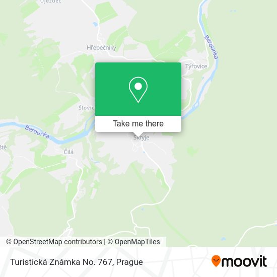 Карта Turistická Známka No. 767
