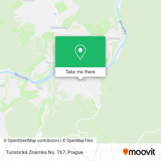 Карта Turistická Známka No. 767