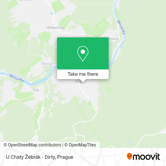U Chaty Žebrák - Dirty map