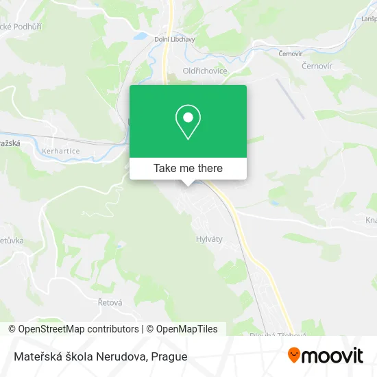 Карта Mateřská škola Nerudova