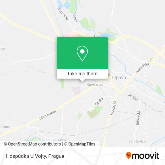 Карта Hospůdka U Vojty