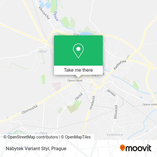 Nábytek Variant Styl map