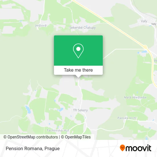 Карта Pension Romana