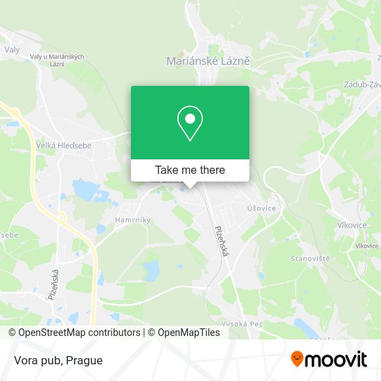 Карта Vora pub