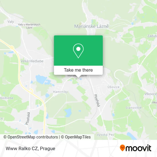 Карта Www Ralko CZ