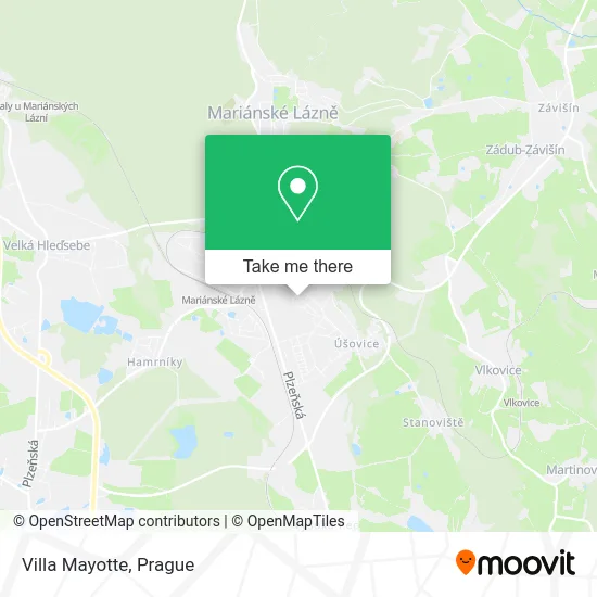 Карта Villa Mayotte