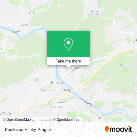 Карта Posilovna Hlinky