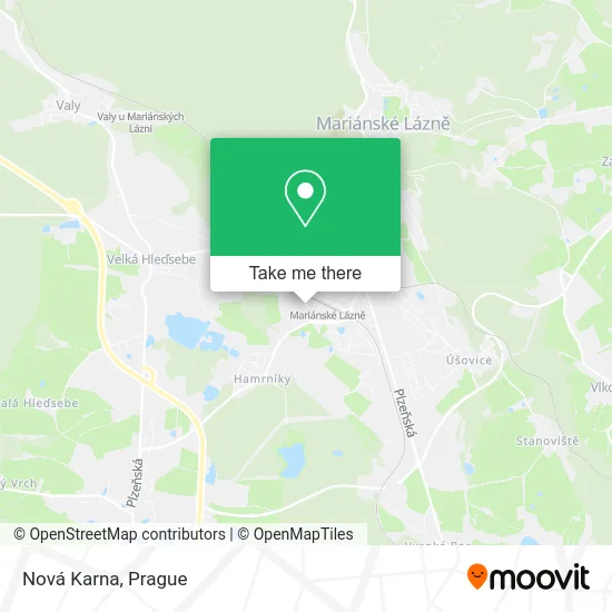 Карта Nová Karna