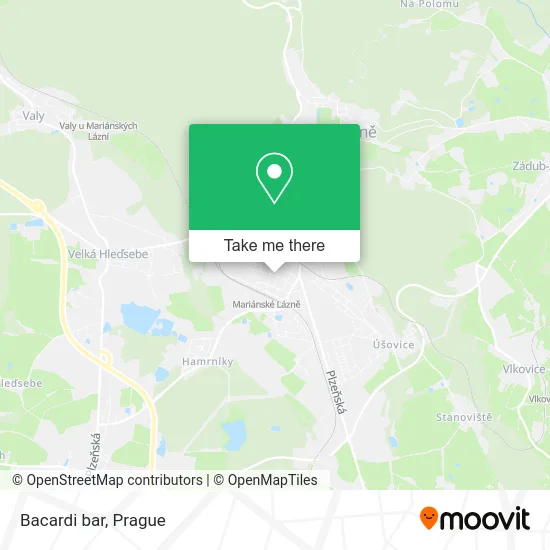 Карта Bacardi bar