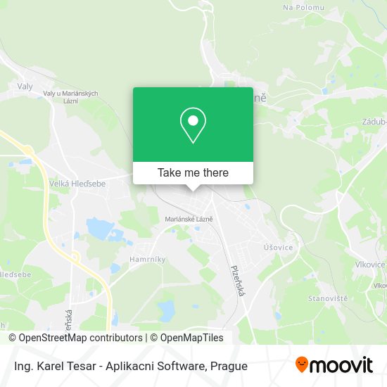 Карта Ing. Karel Tesar - Aplikacni Software