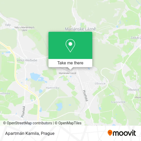 Карта Apartmán Kamila