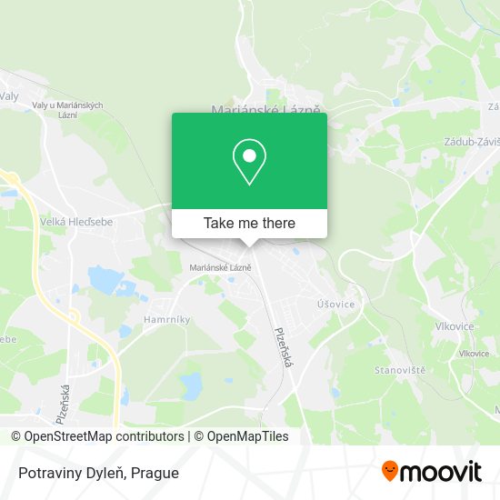 Карта Potraviny Dyleň