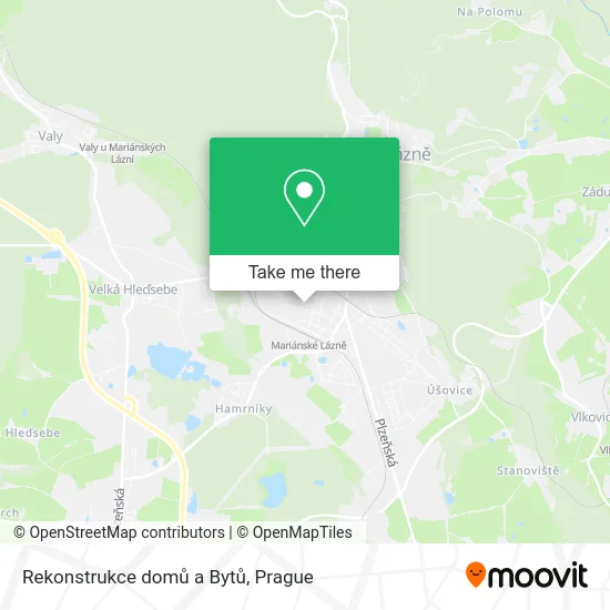 Карта Rekonstrukce domů a Bytů