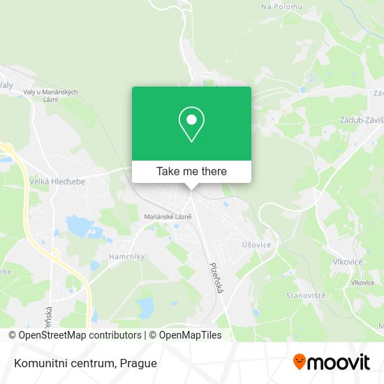 Карта Komunitni centrum
