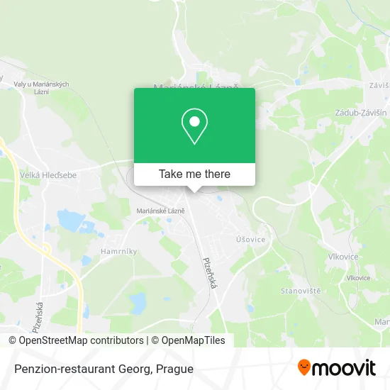 Карта Penzion-restaurant Georg