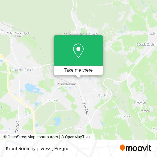 Карта Kronl Rodinný pivovar