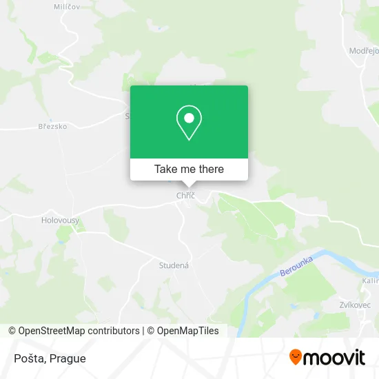 Карта Pošta