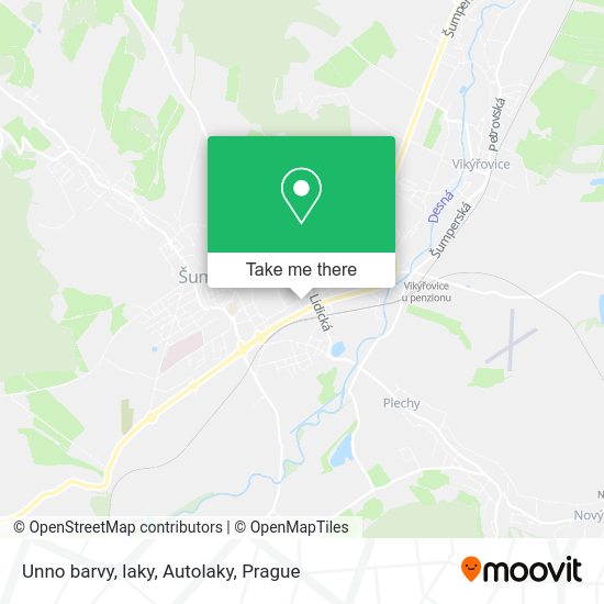 Карта Unno barvy, laky, Autolaky
