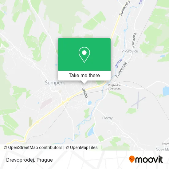 Карта Drevoprodej