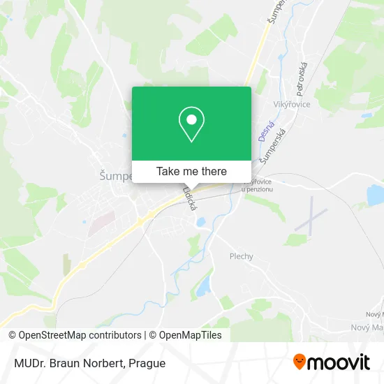 Карта MUDr. Braun Norbert