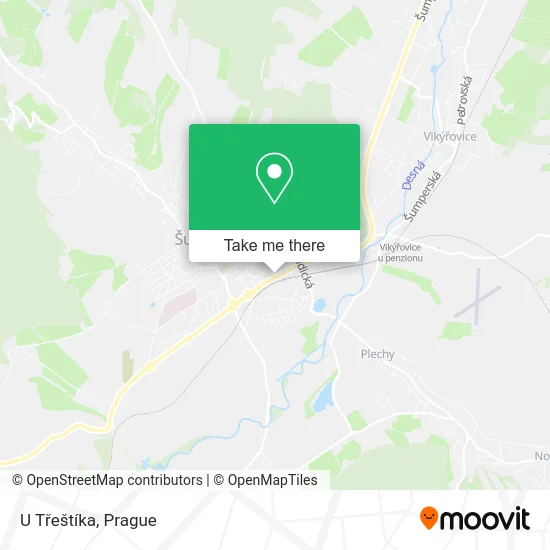 Карта U Třeštíka